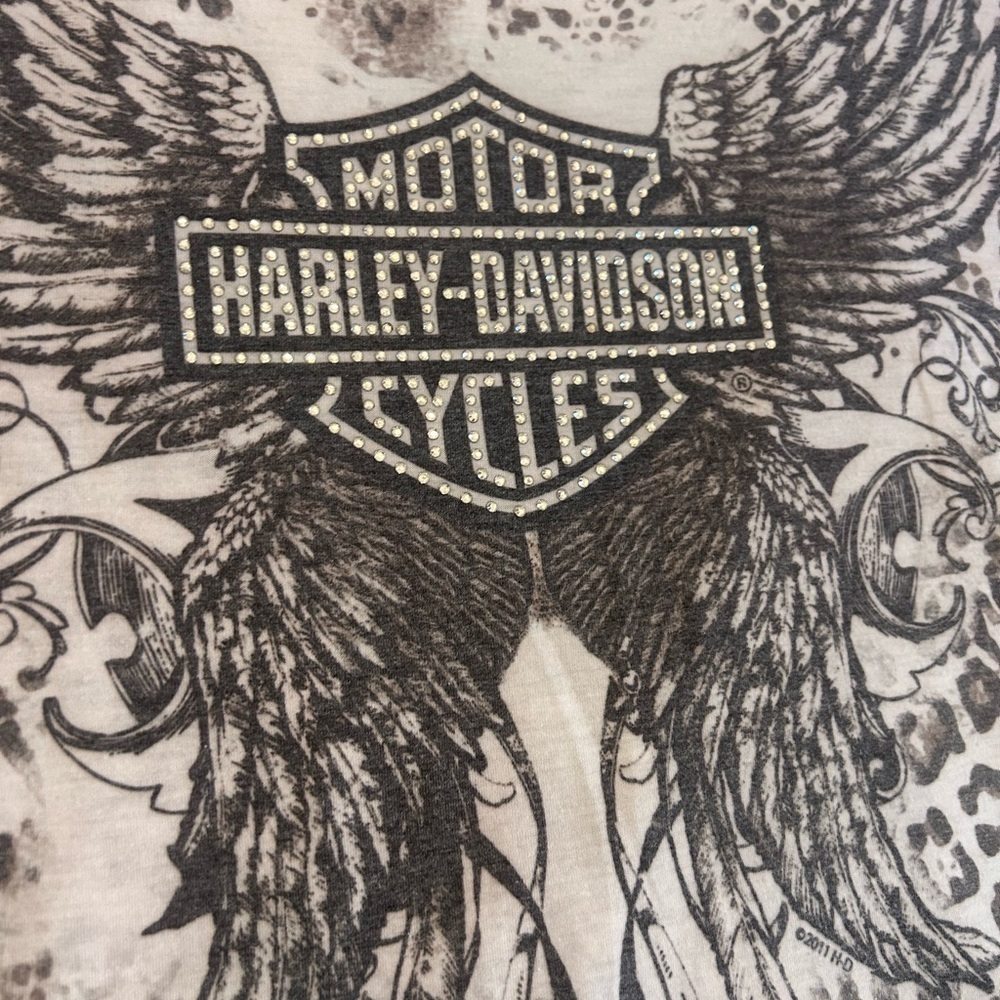 Harley Davidson Bling Women's Xxl in Black And White Thunder Creek Tennessee - Picture 3 of 8